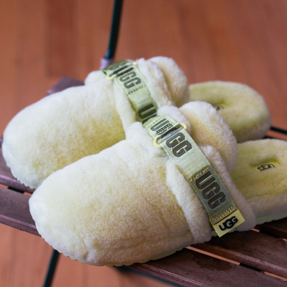 UGGs Slip On Yellow Slippers